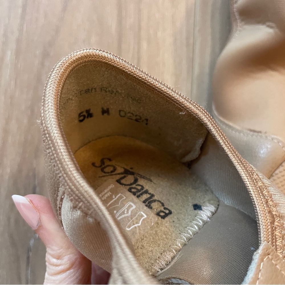 So Danca leather tan jazz shoes - Picture 3 of 3